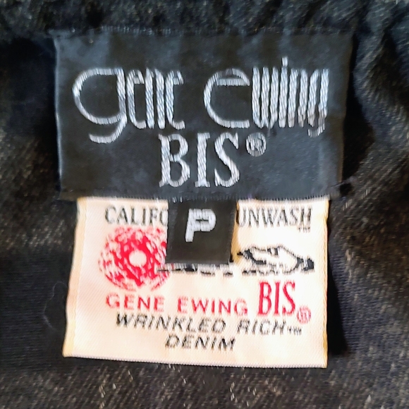 Gene Ewing BIS Vintage Floral Embellished Checkered Women's Blazer Medium - Picture 13 of 14